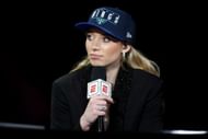 Bueckers' second outfit for the 2025 Draft (Credits: Getty)